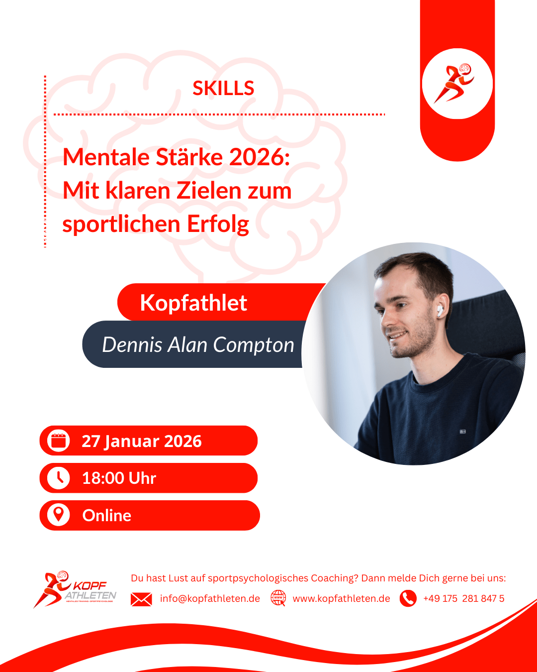 Skills: Mentale Stärke 2026 - Mit klaren Zielen zum sportlichen Erfolg